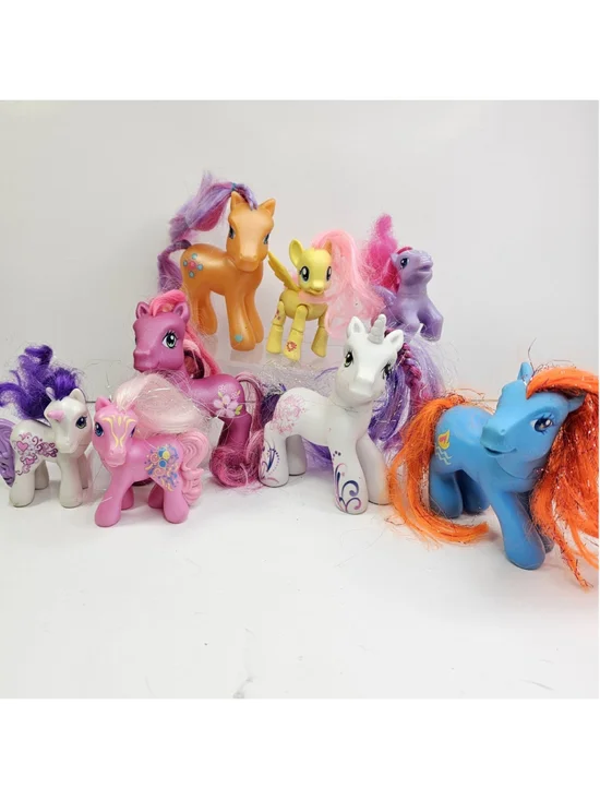 My Little Pony Collection Of 8, Including 25th Anniversary MLP Hasbro - Picture 1 of 15